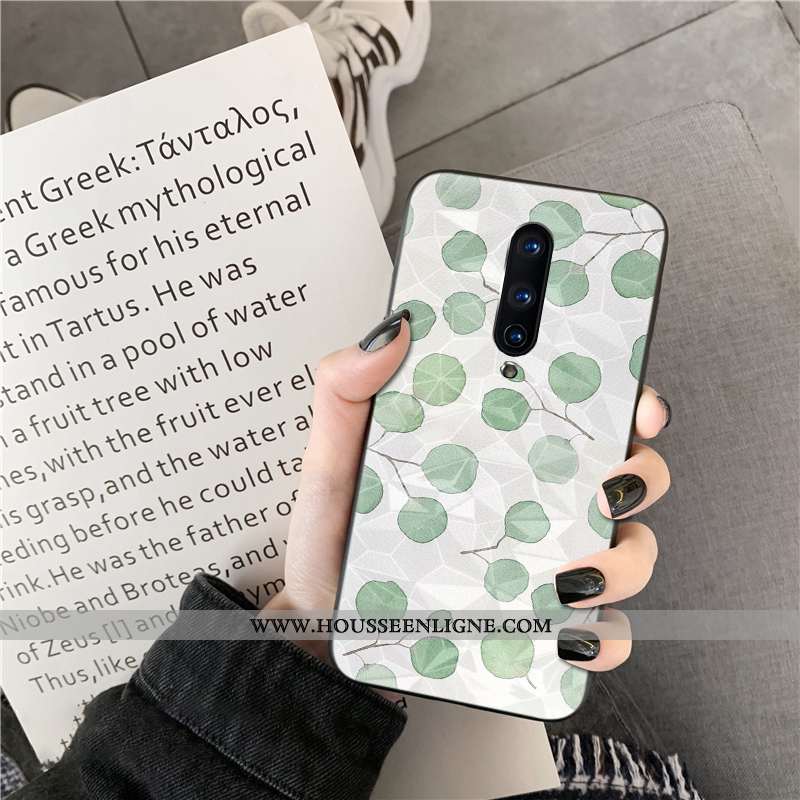 Étui Oneplus 8 Vert Coque Téléphone Portable Losange Verte