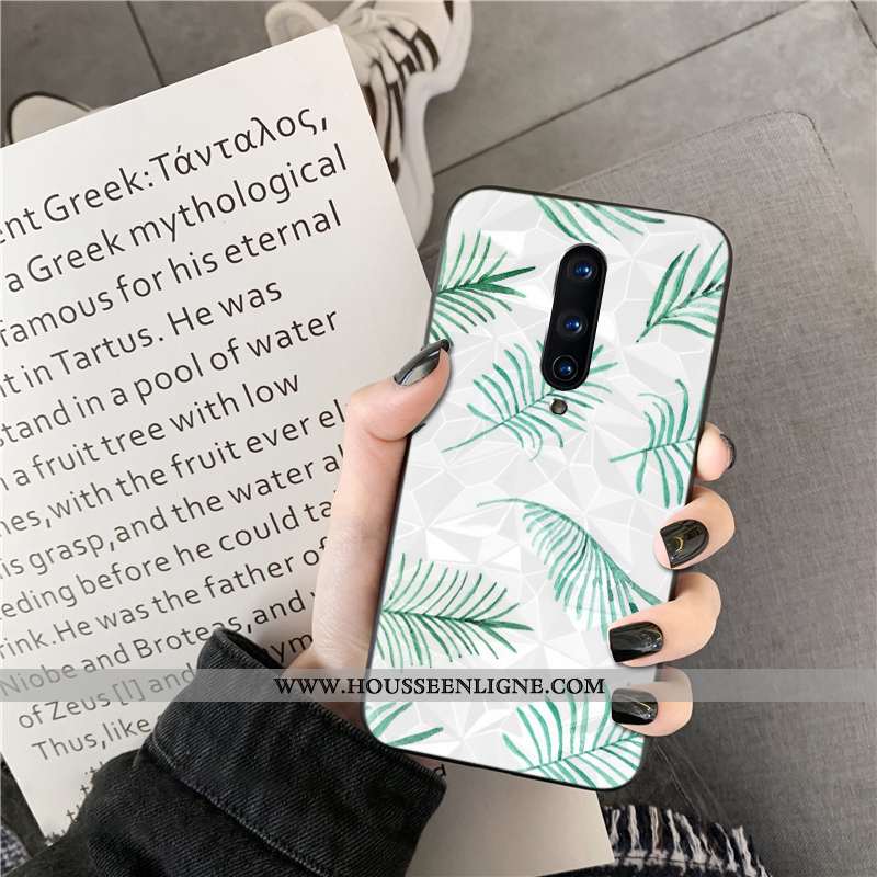 Étui Oneplus 8 Vert Coque Téléphone Portable Losange Verte