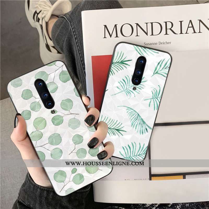 Étui Oneplus 8 Vert Coque Téléphone Portable Losange Verte