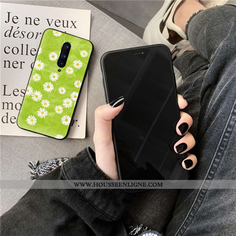 Étui Oneplus 8 Vert Coque Téléphone Portable Losange Verte