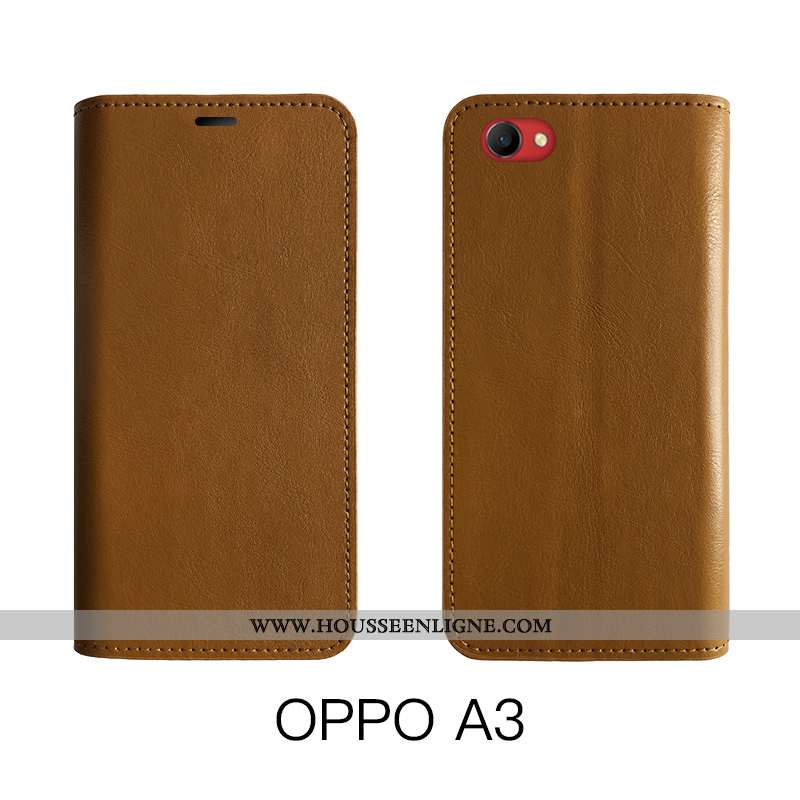 Étui Oppo A3 Fluide Doux Silicone Coque Vintage Noir Housse Difficile