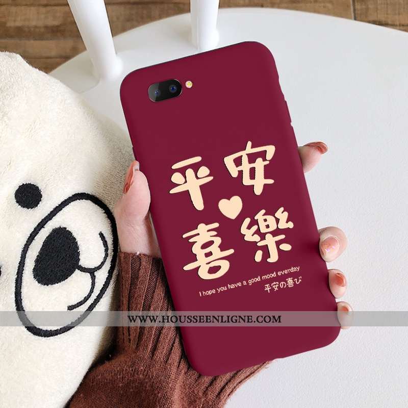 Étui Oppo A3 Fluide Doux Silicone Rouge Téléphone Portable Créatif Nouveau