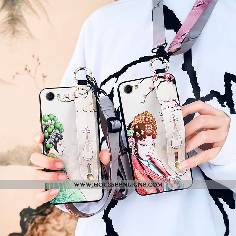 Étui Oppo A3 Fluide Doux Silicone Vert Coque Ornements Suspendus Net Rouge Verte
