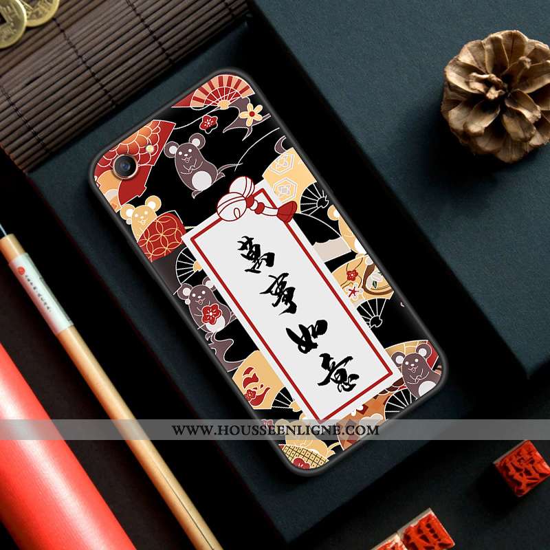 Étui Oppo A3 Personnalité Vintage Classiques Tout Compris Amoureux Incassable De Fête Noir