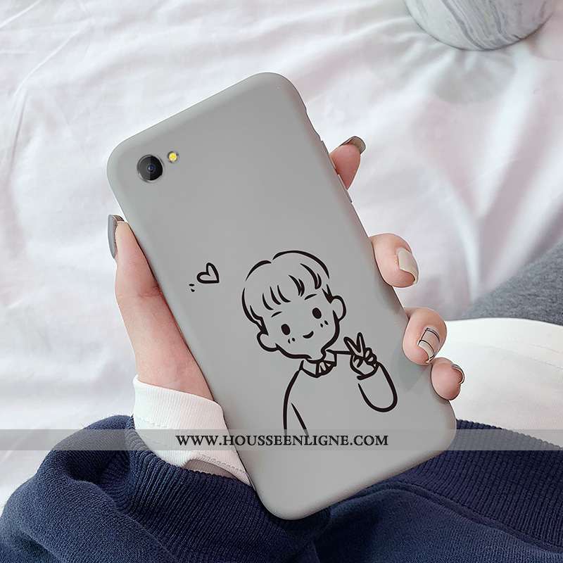 Étui Oppo A3 Protection Dessin Animé Net Rouge Tendance Coque Gris