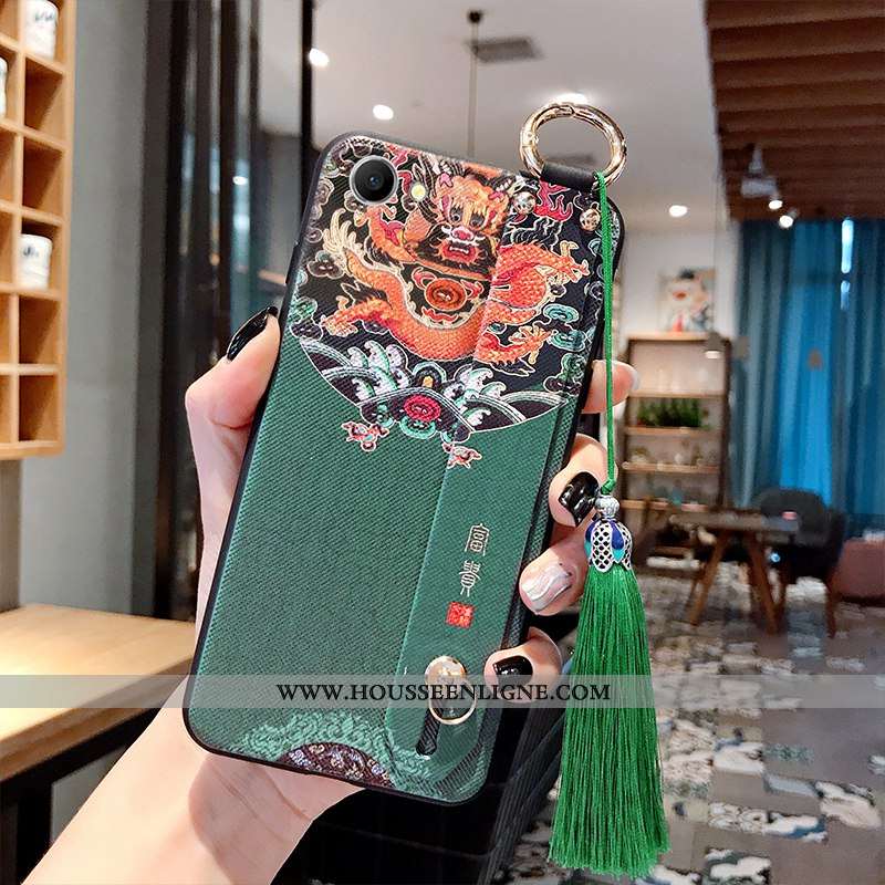 Étui Oppo A3 Protection Délavé En Daim Silicone Fluide Doux Créatif Tendance Style Chinois Rouge