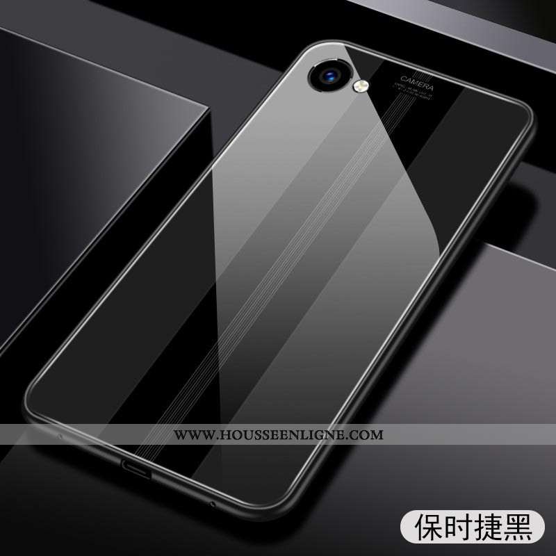 Étui Oppo A3 Protection Verre Net Rouge Business Délavé En Daim Nouveau