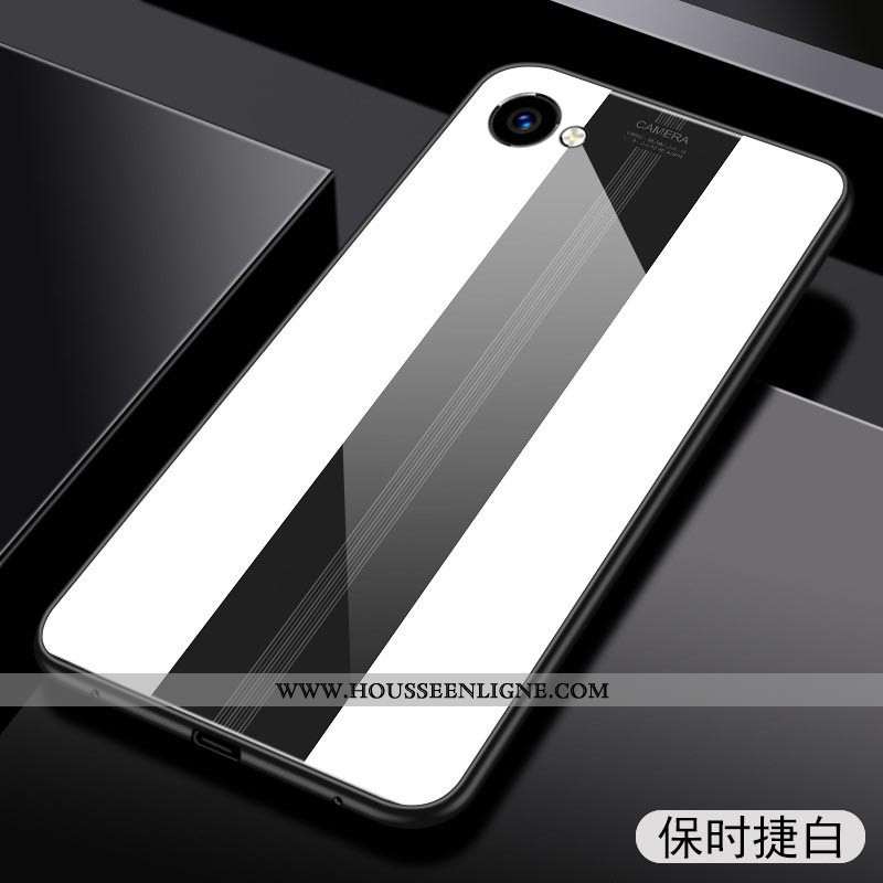 Étui Oppo A3 Protection Verre Net Rouge Business Délavé En Daim Nouveau