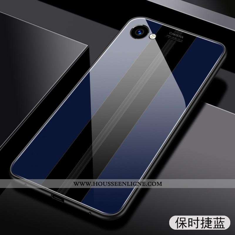 Étui Oppo A3 Protection Verre Net Rouge Business Délavé En Daim Nouveau