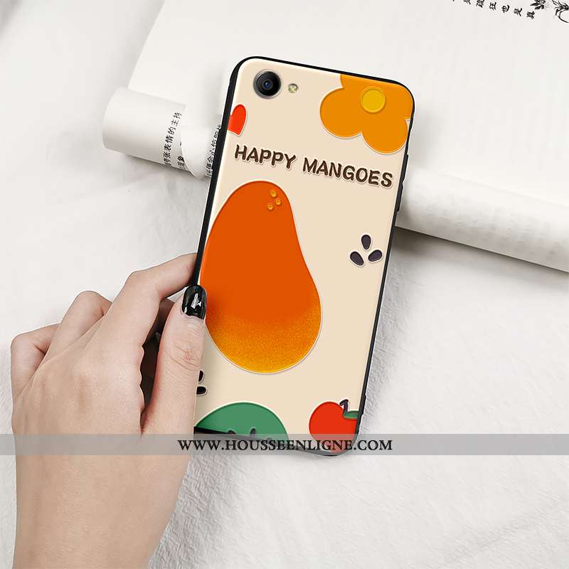 Étui Oppo A3 Tendance Fluide Doux Coque Fruit Personnalité Tout Compris Orange