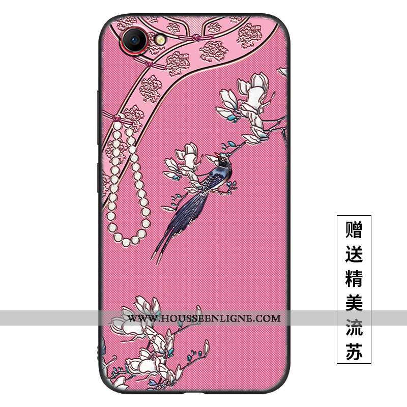 Étui Oppo A3 Tendance Fluide Doux Vent Silicone Téléphone Portable Mode Délavé En Daim Bleu