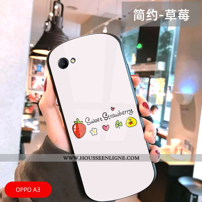 Étui Oppo A3 Tendance Mode Créatif Personnalité Téléphone Portable Coque Charmant Verte