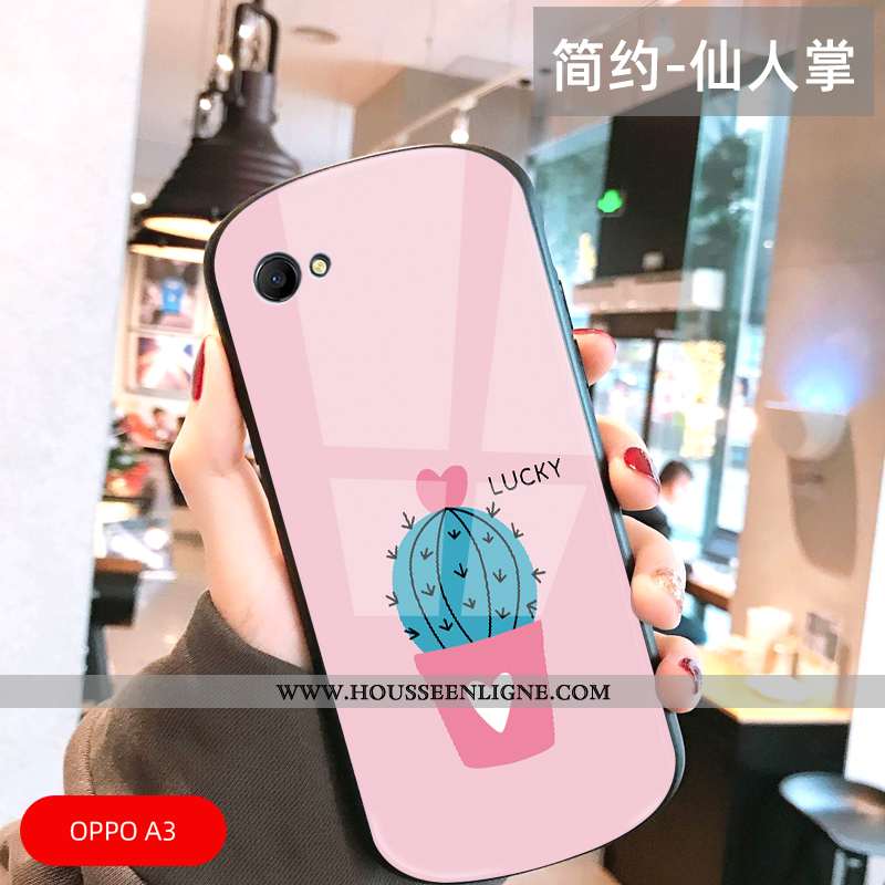 Étui Oppo A3 Tendance Mode Créatif Personnalité Téléphone Portable Coque Charmant Verte