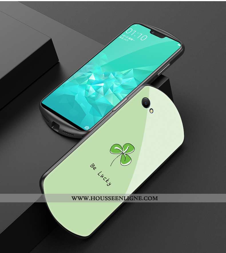 Étui Oppo A3 Tendance Mode Créatif Personnalité Téléphone Portable Coque Charmant Verte