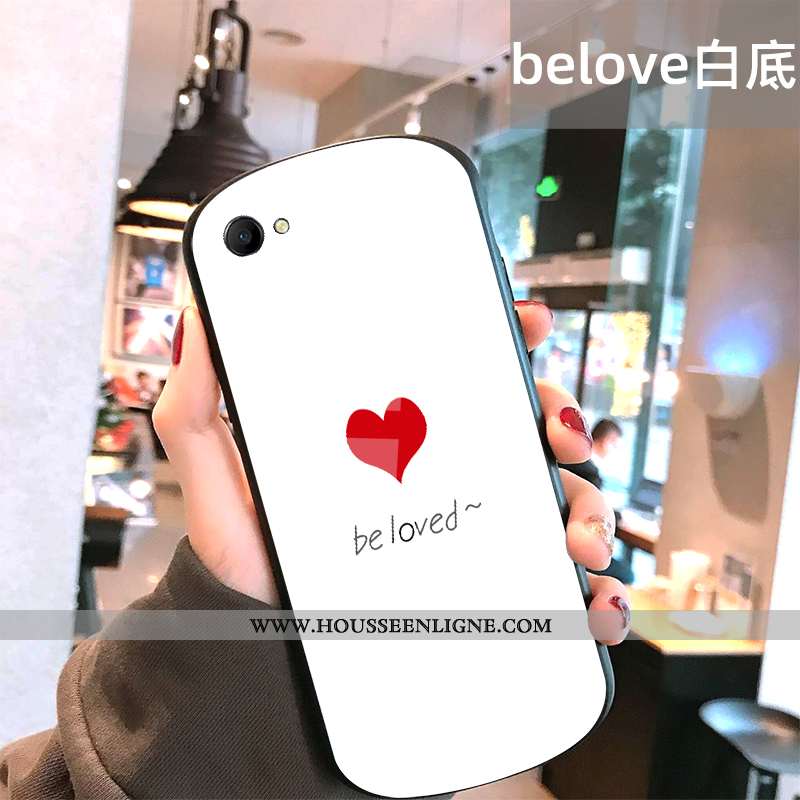 Étui Oppo A3 Tendance Protection Difficile Coque Souriant Rond Téléphone Portable Noir