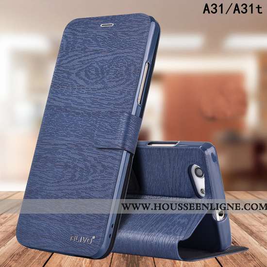 Étui Oppo A31 Cuir Protection Incassable Téléphone Portable Housse Coque Doré