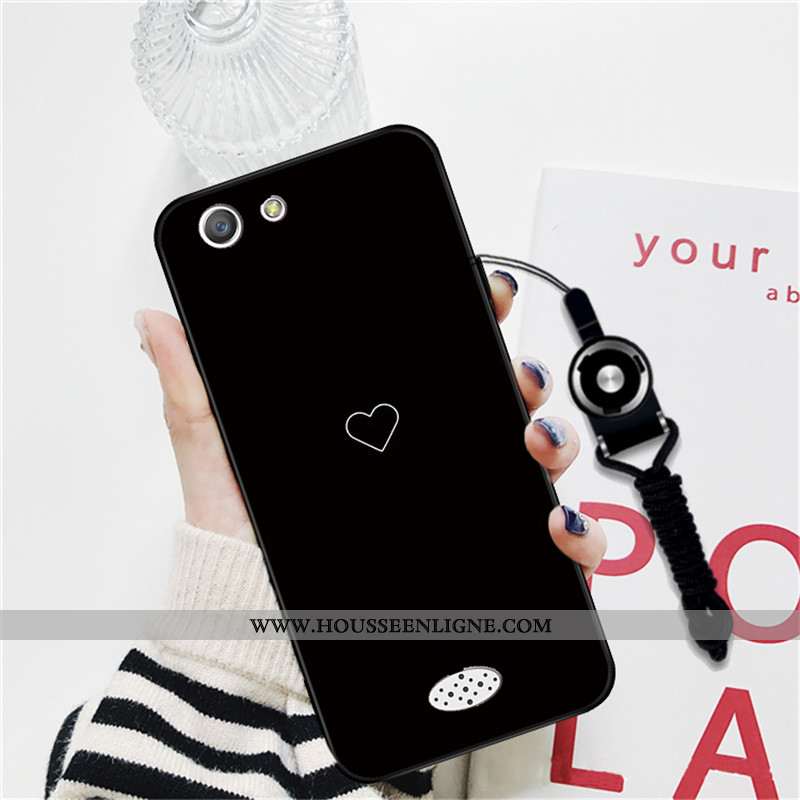 Étui Oppo A31 Personnalité Dessin Animé Téléphone Portable Protection Amoureux Coque Noir