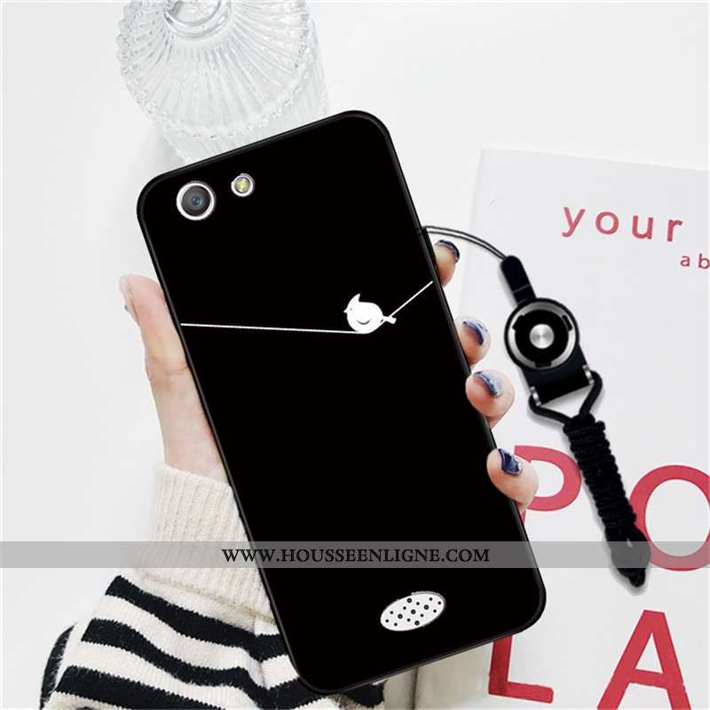 Étui Oppo A31 Personnalité Dessin Animé Téléphone Portable Protection Amoureux Coque Noir