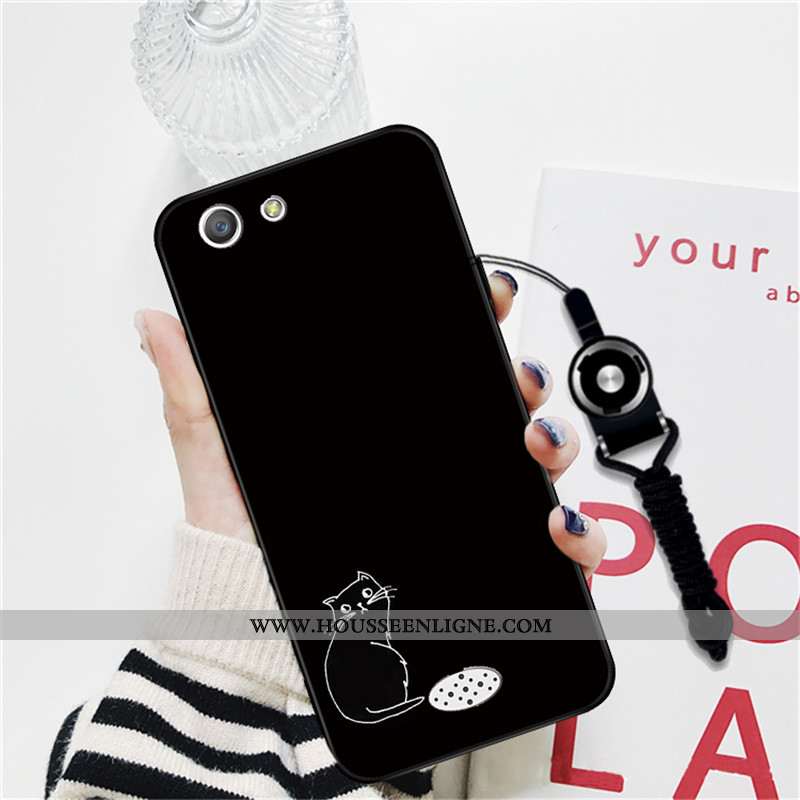Étui Oppo A31 Personnalité Dessin Animé Téléphone Portable Protection Amoureux Coque Noir