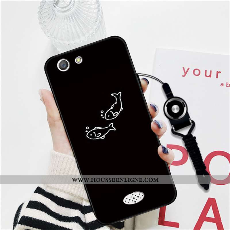 Étui Oppo A31 Personnalité Dessin Animé Téléphone Portable Protection Amoureux Coque Noir