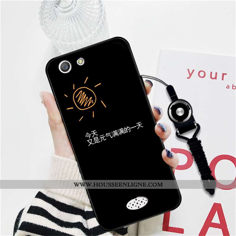 Étui Oppo A31 Personnalité Dessin Animé Téléphone Portable Protection Amoureux Coque Noir
