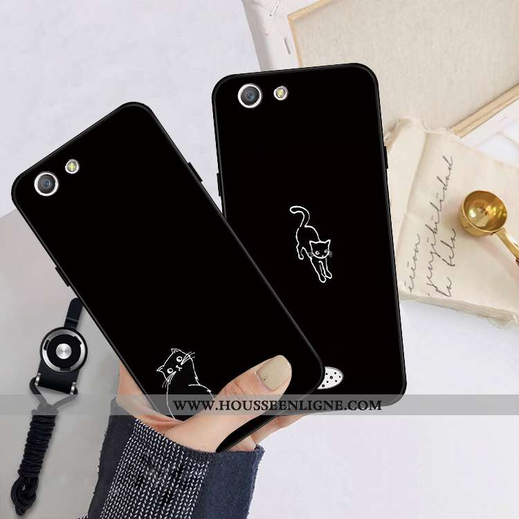 Étui Oppo A31 Personnalité Dessin Animé Téléphone Portable Protection Amoureux Coque Noir
