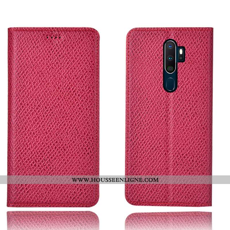 Étui Oppo A5 2020 Modèle Fleurie Protection Coque Téléphone Portable Housse Mesh Tout Compris Bleu F