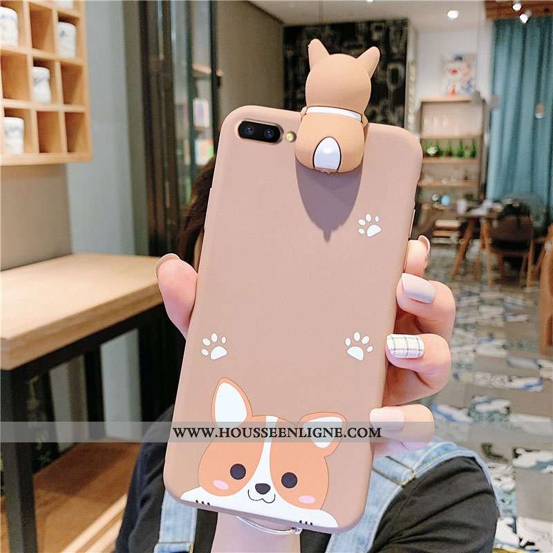 Étui Oppo A5 Créatif Charmant Fluide Doux Nouveau Coque Personnalité Rose