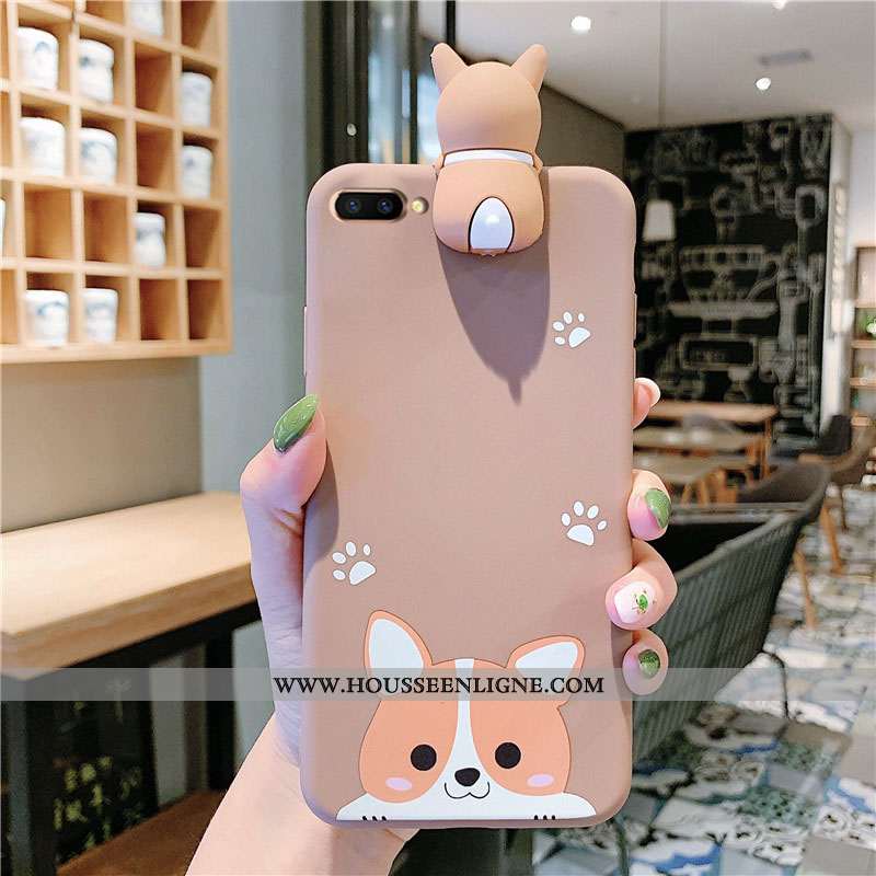 Étui Oppo A5 Créatif Charmant Fluide Doux Nouveau Coque Personnalité Rose