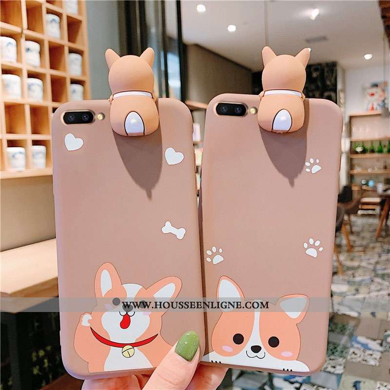 Étui Oppo A5 Créatif Charmant Fluide Doux Nouveau Coque Personnalité Rose