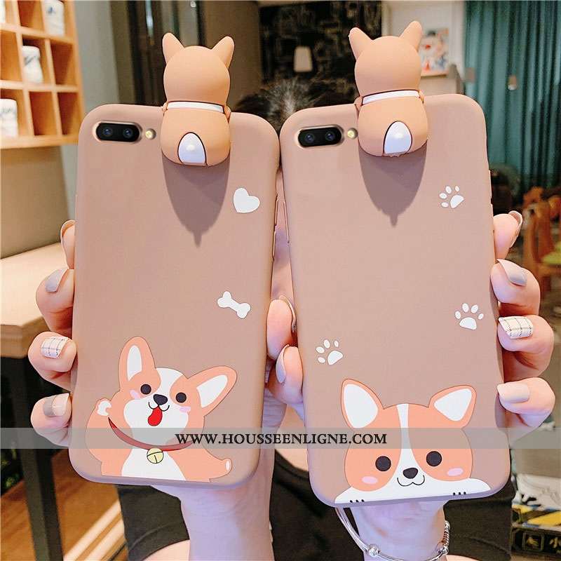 Étui Oppo A5 Créatif Charmant Fluide Doux Nouveau Coque Personnalité Rose