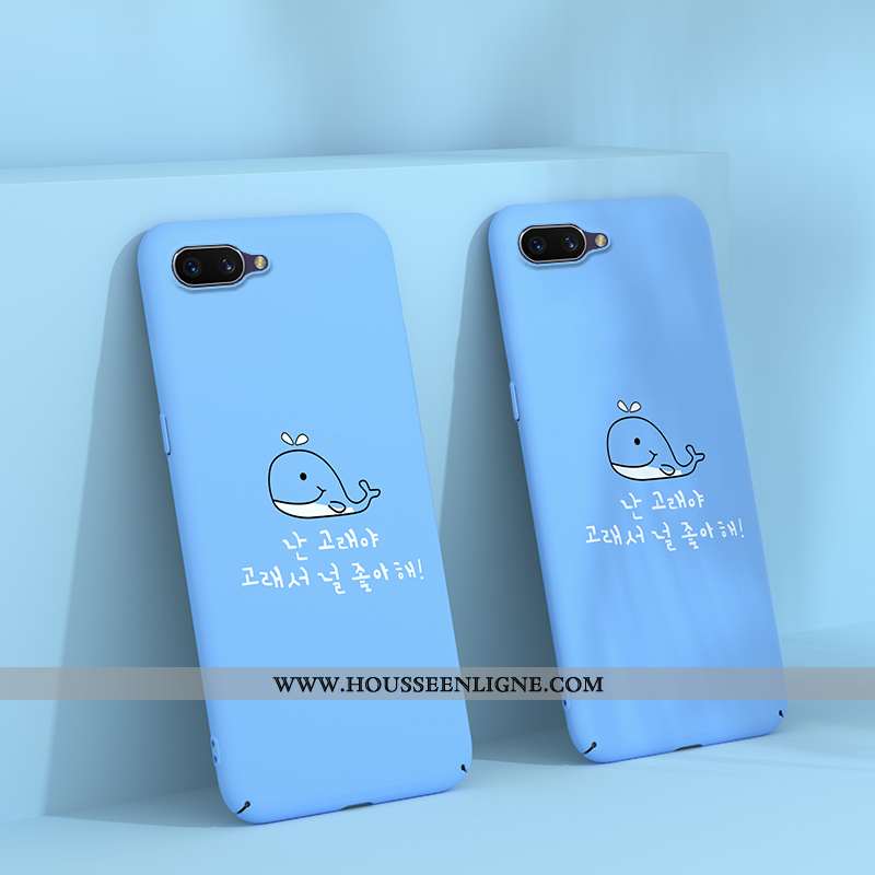 Étui Oppo A5 Mode Protection Délavé En Daim Jaune Créatif Personnalité Coque