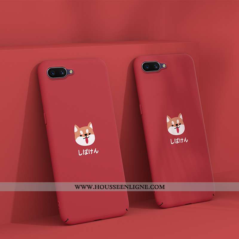 Étui Oppo A5 Mode Protection Délavé En Daim Jaune Créatif Personnalité Coque