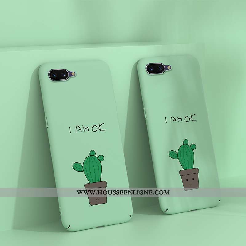 Étui Oppo A5 Mode Protection Délavé En Daim Jaune Créatif Personnalité Coque