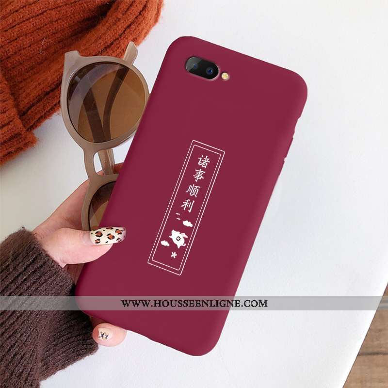 Étui Oppo A5 Mode Protection Téléphone Portable Net Rouge Ultra Créatif Verte