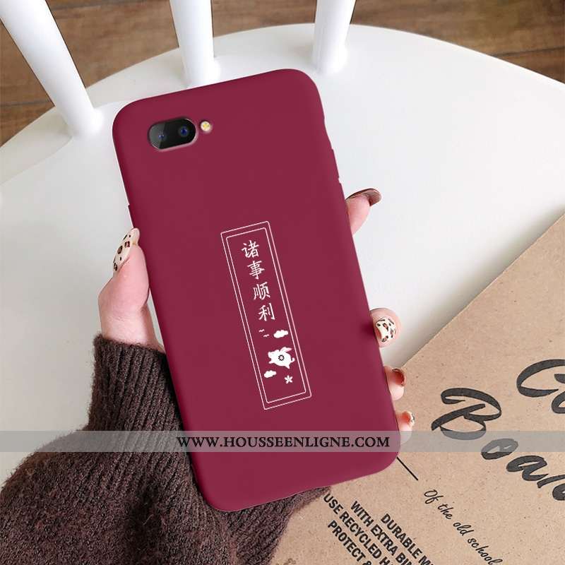Étui Oppo A5 Mode Protection Téléphone Portable Net Rouge Ultra Créatif Verte