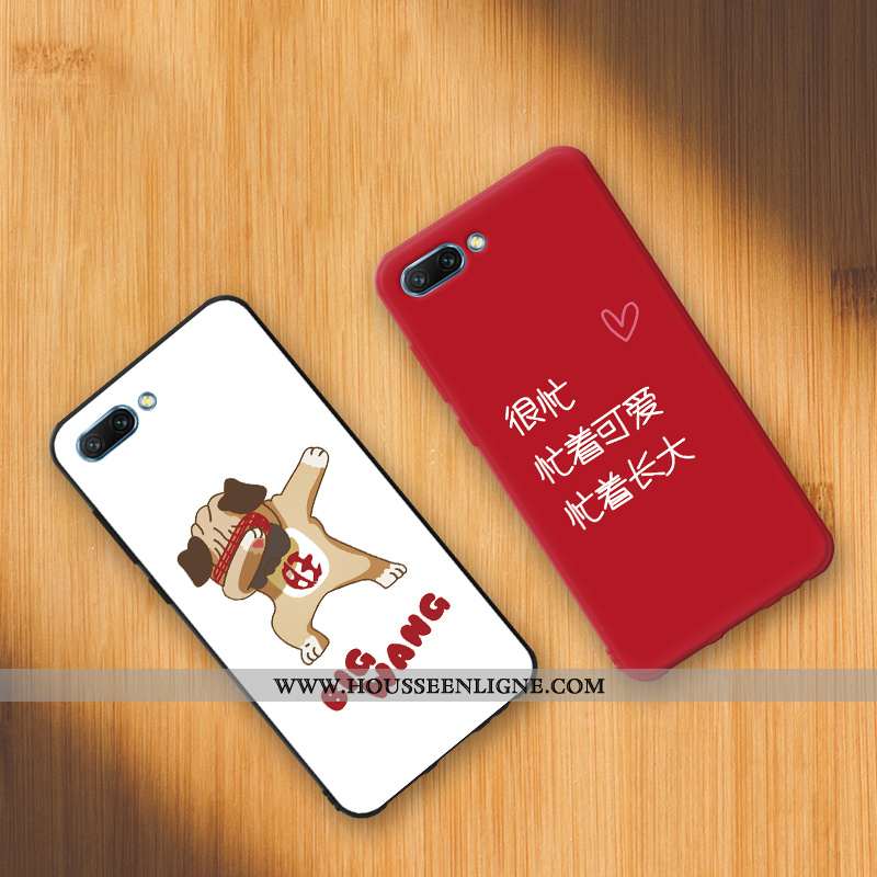 Étui Oppo A5 Personnalité Créatif Téléphone Portable Coque Fluide Doux Rouge Dessin Animé