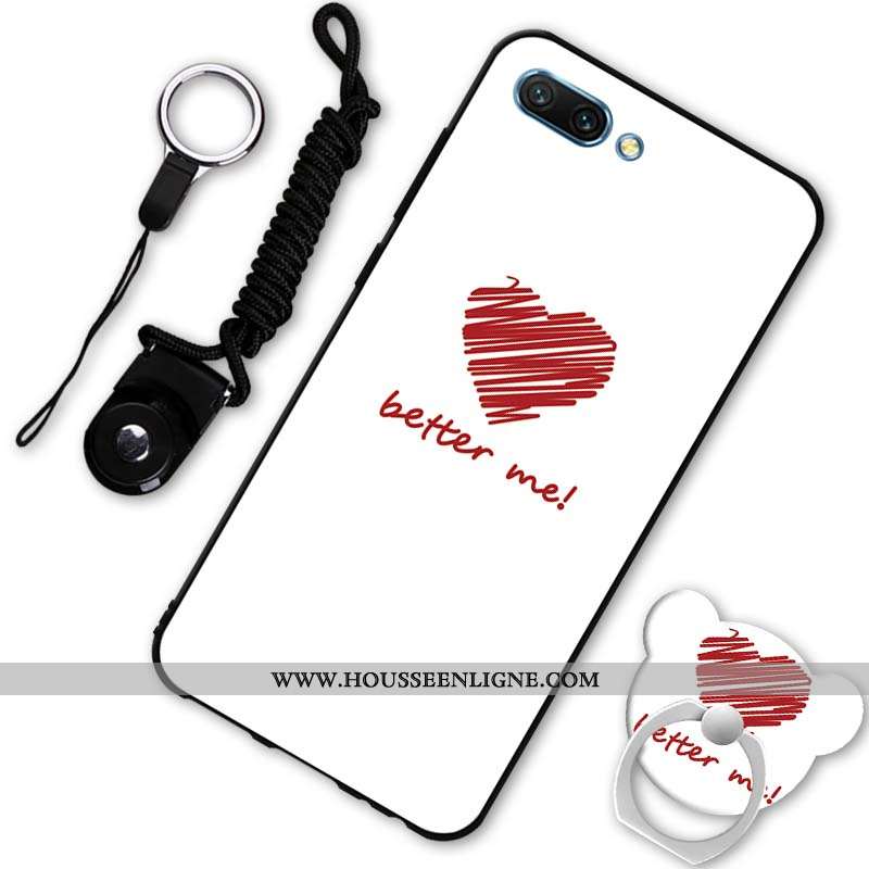Étui Oppo A5 Personnalité Créatif Téléphone Portable Coque Fluide Doux Rouge Dessin Animé