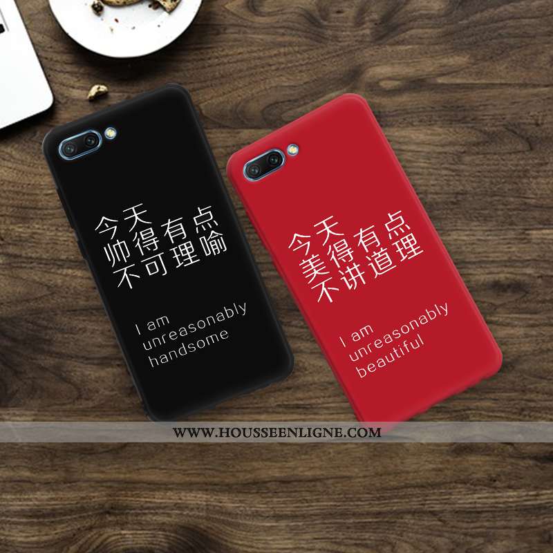 Étui Oppo A5 Personnalité Créatif Téléphone Portable Coque Fluide Doux Rouge Dessin Animé