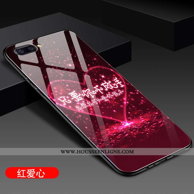 Étui Oppo A5 Protection Verre Silicone Incassable Coque Bleu