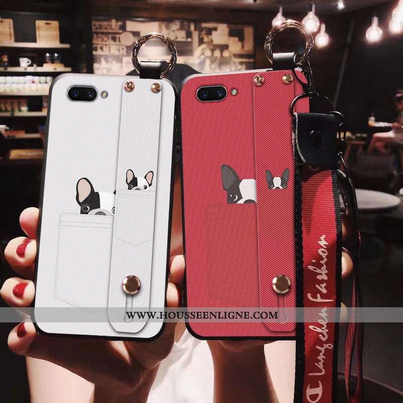 Étui Oppo A5 Silicone Ornements Suspendus Coque Téléphone Portable Rouge Charmant