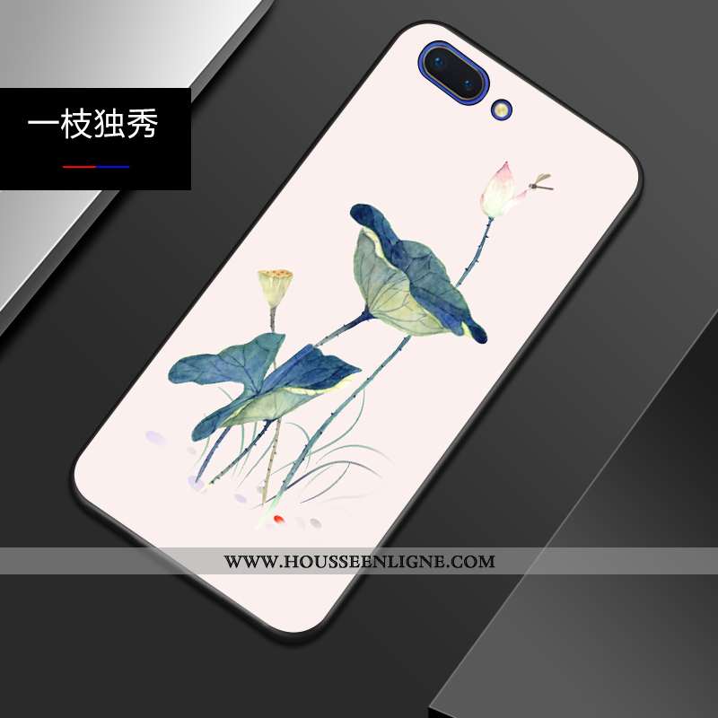Étui Oppo A5 Tendance Légère Style Chinois Légères Délavé En Daim Téléphone Portable Tout Compris Bl