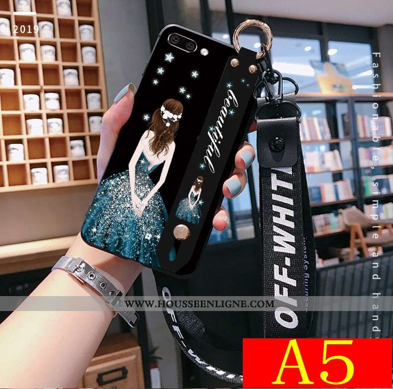 Étui Oppo A5 Ultra Légère Personnalité Ornements Suspendus Net Rouge Tout Compris Rouge