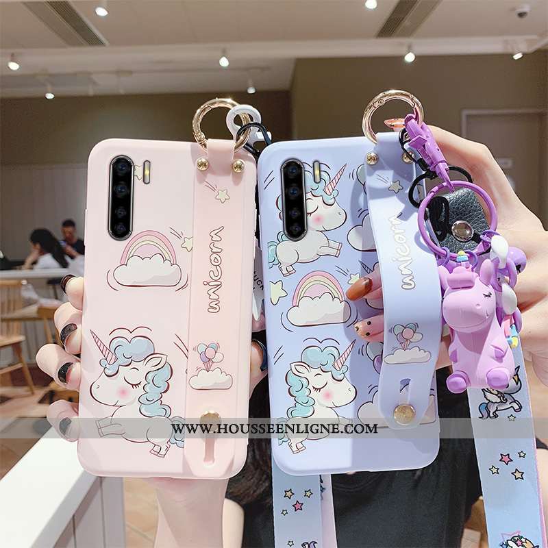 Étui Oppo A91 Créatif Dessin Animé Bleu Nouveau Charmant Coque Incassable