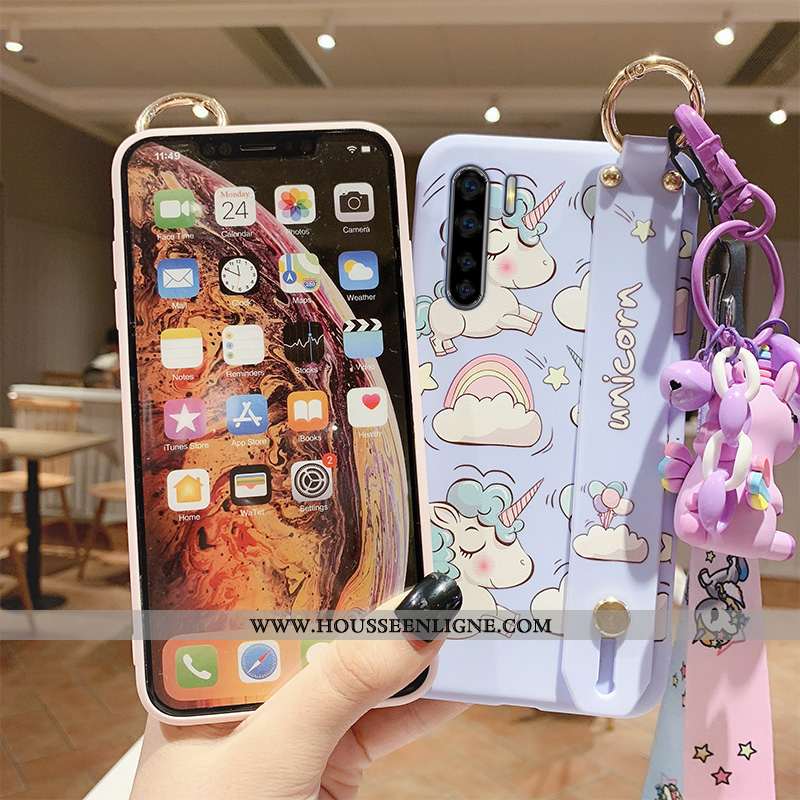 Étui Oppo A91 Créatif Dessin Animé Bleu Nouveau Charmant Coque Incassable