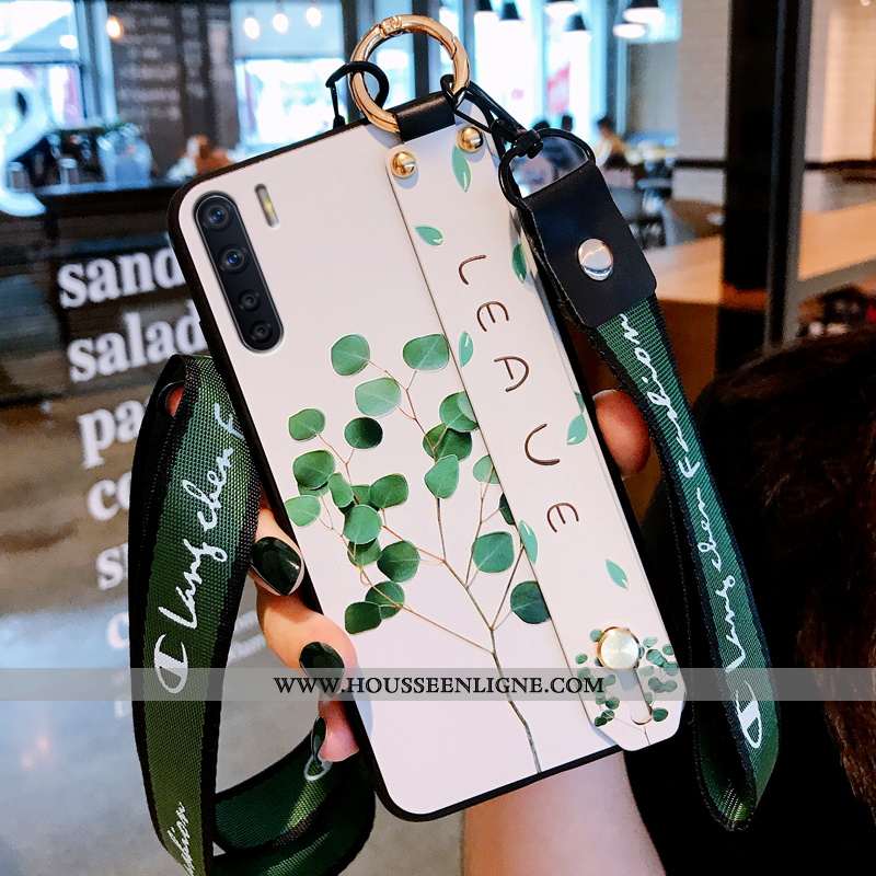 Étui Oppo A91 Créatif Fluide Doux Téléphone Portable Incassable Bleu Silicone Amoureux