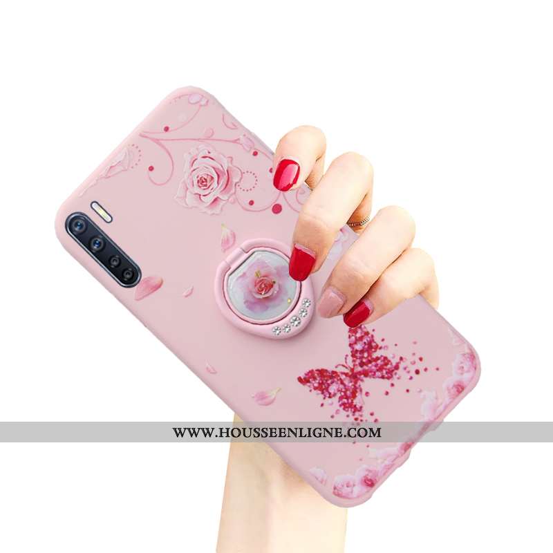 Étui Oppo A91 Créatif Tendance Incassable Téléphone Portable Coque Protection Rose