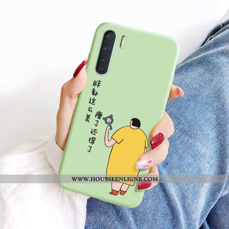 Étui Oppo A91 Personnalité Légère Légères Coque Protection Téléphone Portable Incassable Jaune