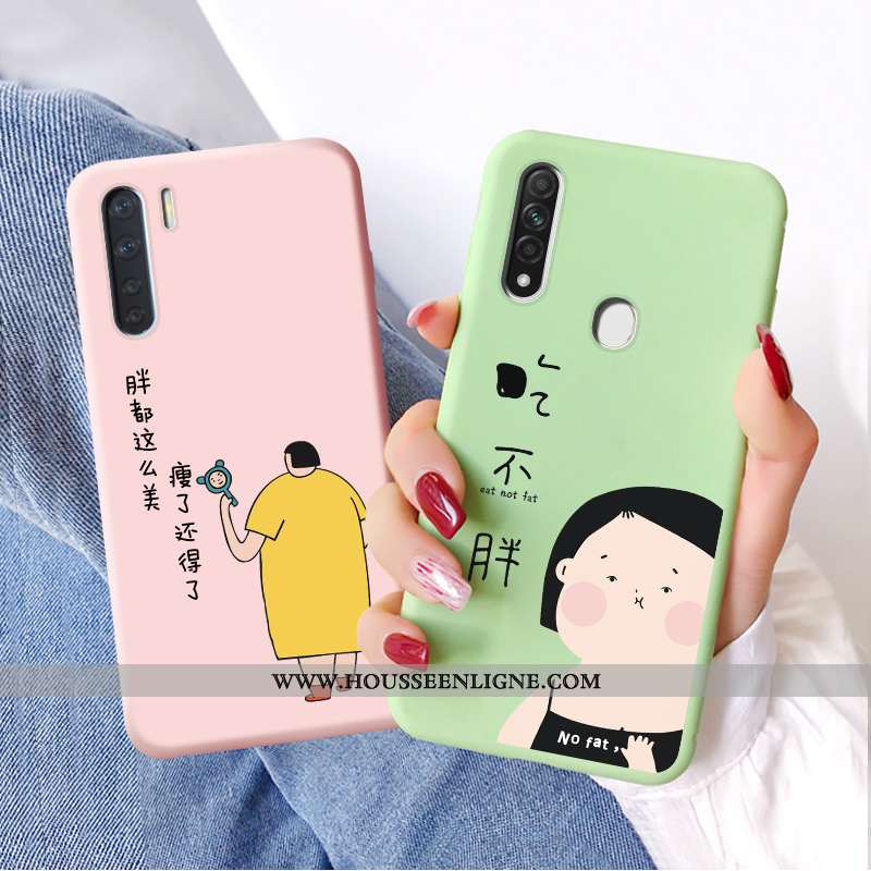 Étui Oppo A91 Personnalité Légère Légères Coque Protection Téléphone Portable Incassable Jaune