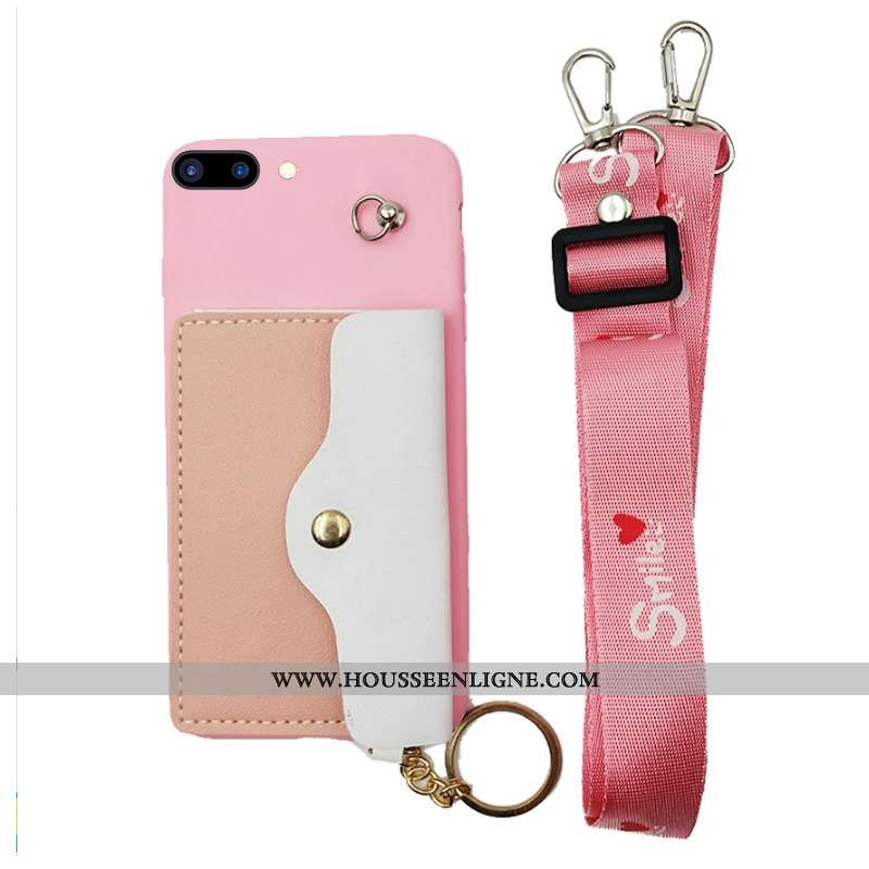 Étui Oppo Ax5 Créatif Portefeuille Ornements Suspendus Coque Tendance Rose Fluide Doux